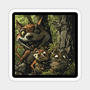 Goblincore Aesthetic - Forest Critters Magnet