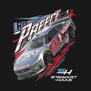 Ryan Preece Haas-Tooling Car T-Shirt