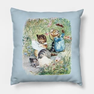 Tom, Moppet and Mittens Kitten - Beatrix Potter Pillow