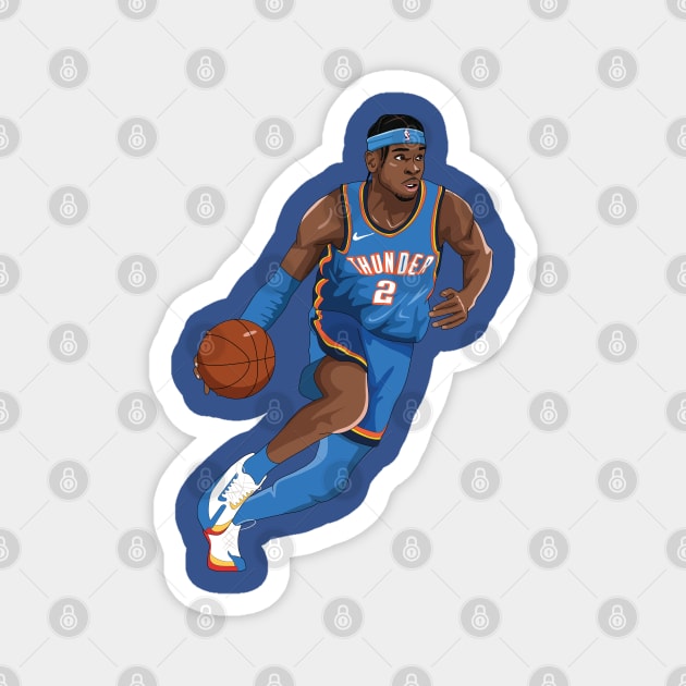 Shai Gilgeous Alexander Magnet by xavierjfong