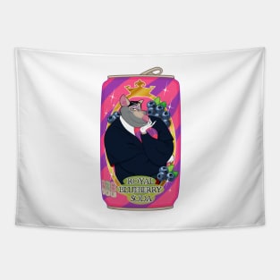 Royal Blueberry Soda Tapestry