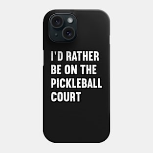 Dink and Drive Straight to the Pickleball Court Phone Case