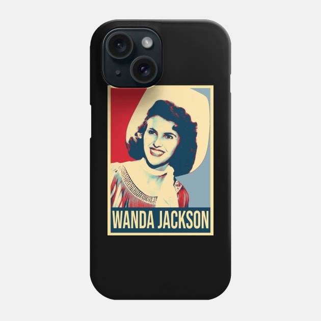 Queen of Rockabilly Style Wanda Vintage Music Couture Phone Case by WildenRoseDesign1
