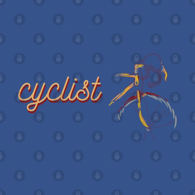 Cyclist for bike riders by artsytee