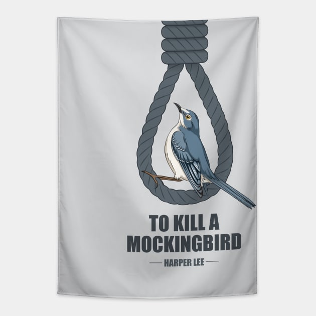 To Kill A Mockingbird - Alternative Movie Poster Tapestry by MoviePosterBoy