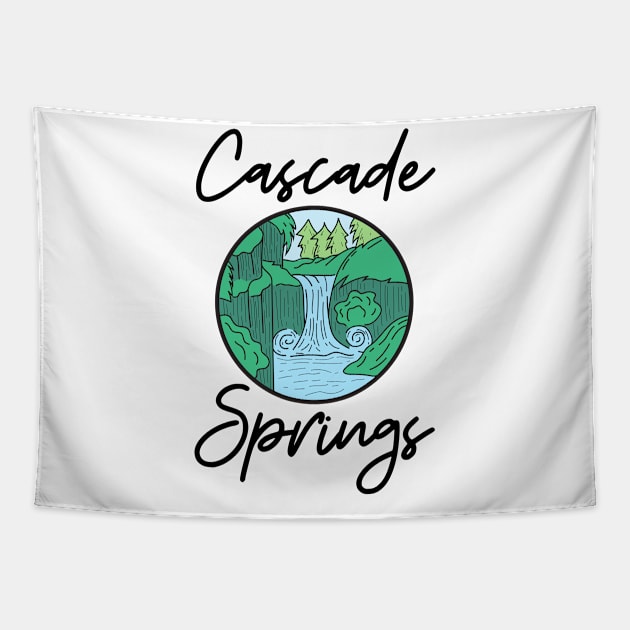 Cascade Springs Wasatch Mountains Hiking Tapestry by MalibuSun