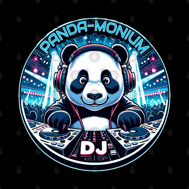 DJ Panda monium, Spinning Decks, Wild Beats! by maknatess