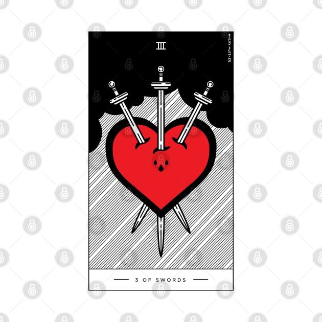 3 of Swords by averymuether