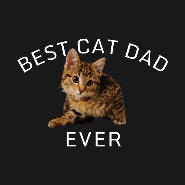 Best Cat DAD Ever, Cat Lover Cute by K.C Designs