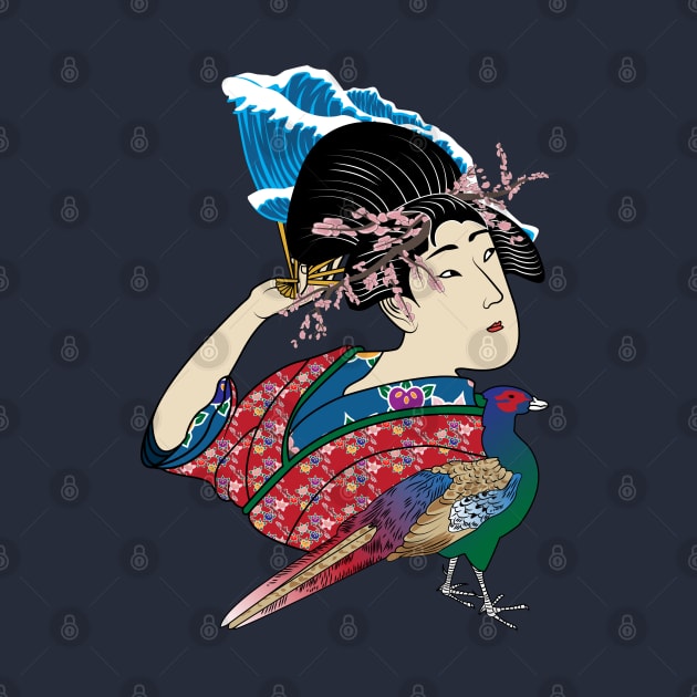 Ukiyo-e Geisha Portrait by ThisIsGevork