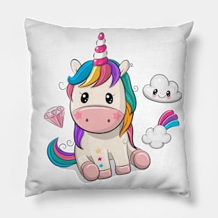 Cute unicorn. Pillow