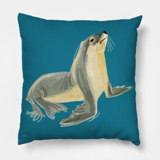 Australian sea lion Pillow