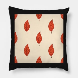 Red Leaf Pillow