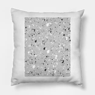 GREY/BLACK/WHITE SPLATTER Pillow