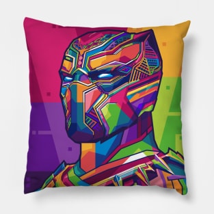 BLACK PANTHER WPAP STYLE FANART Pillow