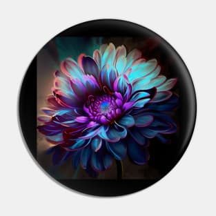 Floral Artwork Designs Pin