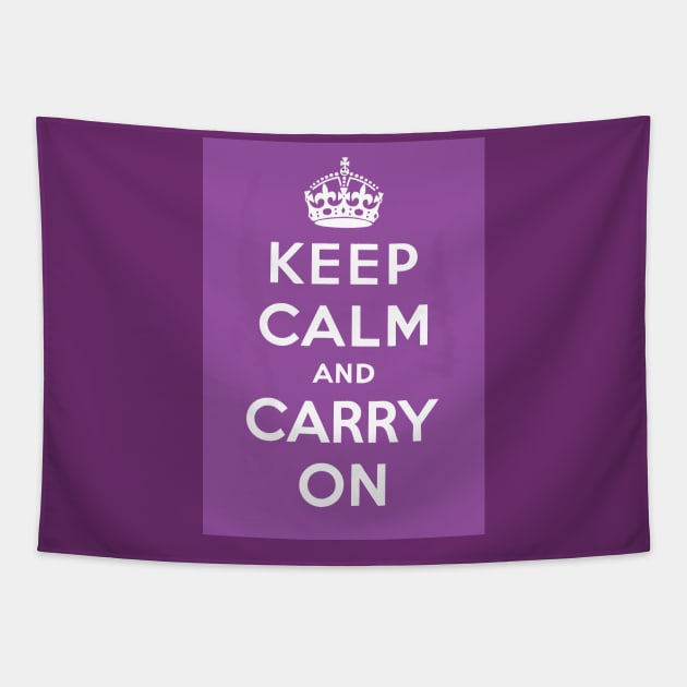 Keep Calm and Carry On Tapestry by nickemporium1