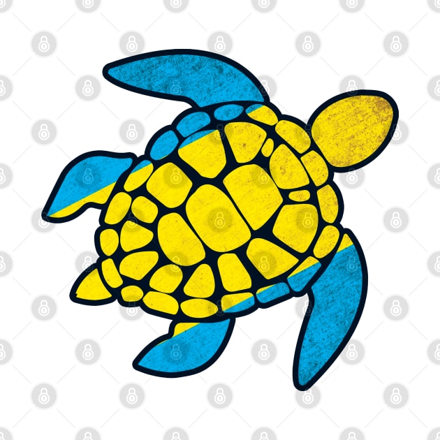 Sea Turtle Bahamas Flag Plastic Free Save The Sea Colorful Rainbow Turtles by TravelTime