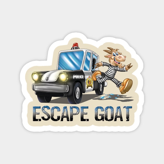 Escape Goat Magnet by Pigeon585