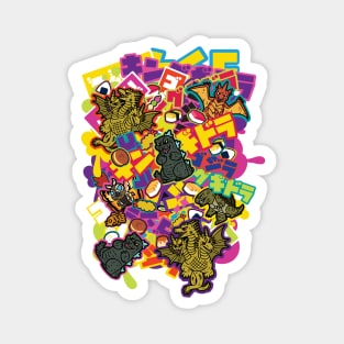 Kaiju Graffiti Magnet