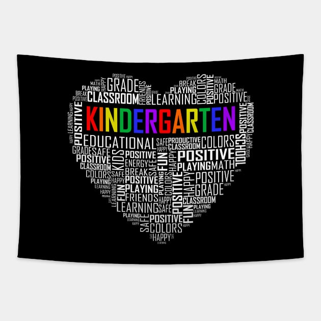 Kindergarten Heart Tapestry by LetsBeginDesigns