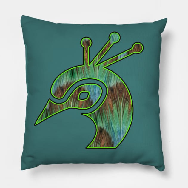 Peacock Feathers Pillow by O.M design