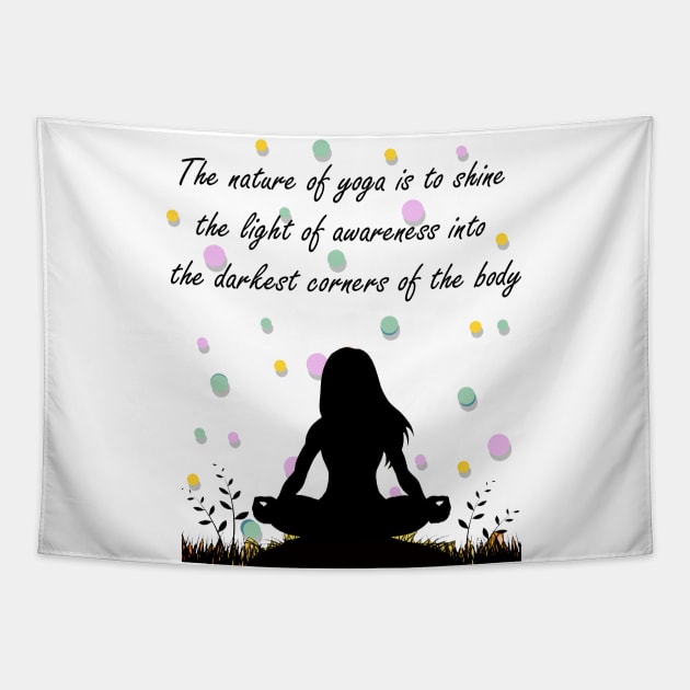 yoga Tapestry by ART&LINES