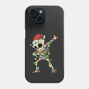 Dabbing Skeleton Christmas Phone Case