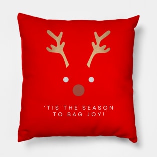 Funny Hunter Christmas - Tis the Season to Bag Some Joy! Pillow