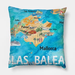 Islas Baleares Pillow