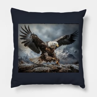 bald Eagle incoming. Pillow