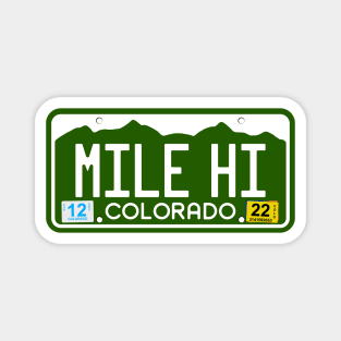 Colorado License Plate Tee - Mile Hi Magnet