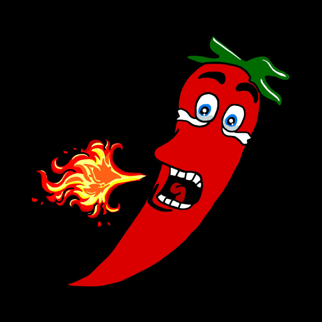 Fiery Hot Chili Pepper by imphavok