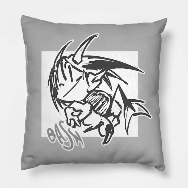 Bash - DAILY STRIP Pillow by ElPonchitoPio