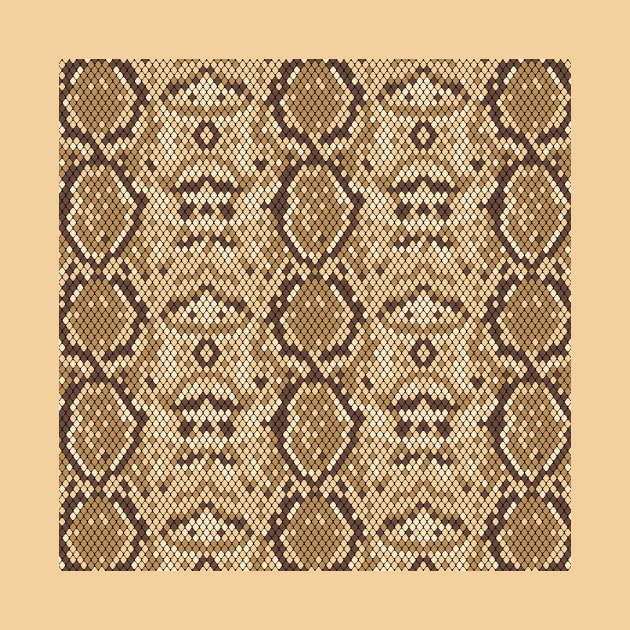 Brown Snake Skin Pattern by Ayoub14