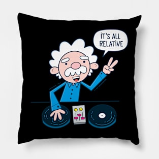 It's all Relative. Happy Scientist DJ, Physics Meets Beats Pillow