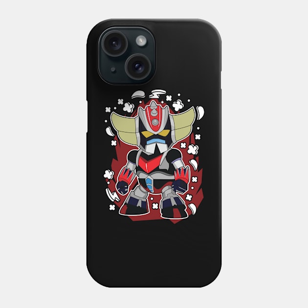 Chibi Grendizer Phone Case by Mecha Design by MechaRon