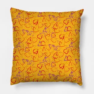 Hearts 3 Pillow