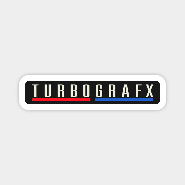 Turbografx Logo Magnet by MalcolmDesigns