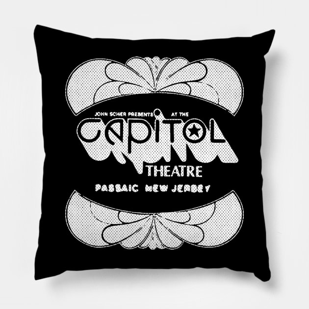 Capitol Theater Pillow by moxilla