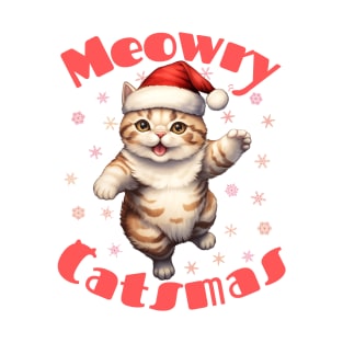 Christmas cat T-Shirt