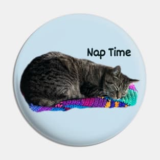 Nap Time Tabby Pin