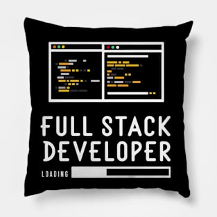 Full Stack Developer Loading Pillow