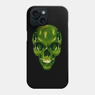 green skully Phone Case