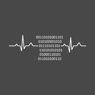 Programming Heartbeat Gift for Data Programmer T-Shirt