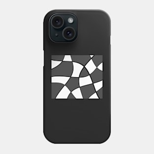 Abstract - gray, black and white. Phone Case