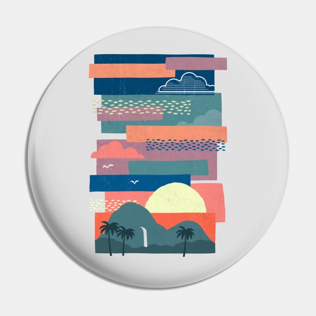 Tropical Skies Pin by TheChild