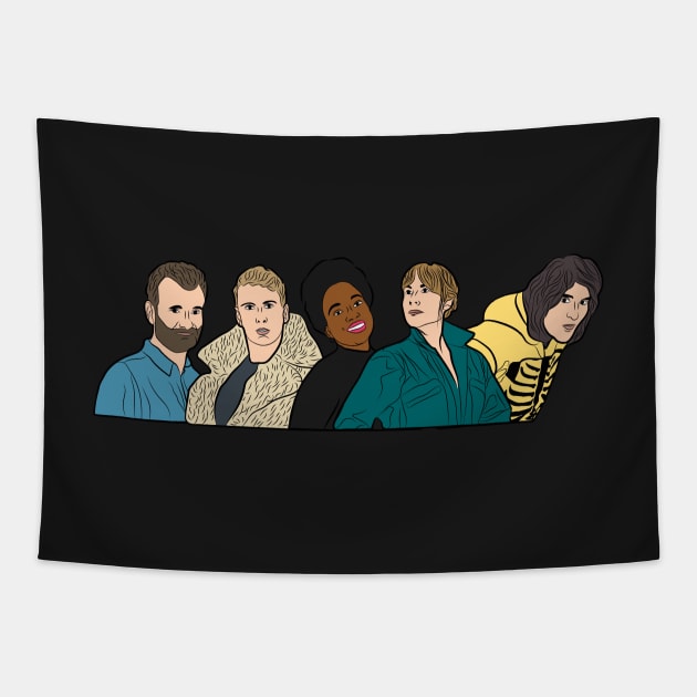 Taskmaster - Series 5 Cast Tapestry by MarinaMenezzes