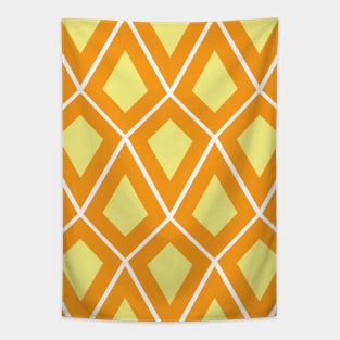 Diamond Seamless Pattern - Orange and Yellow 009#002 Tapestry