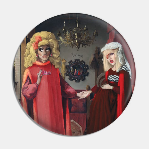 The Mattel-Zamolodchikova Wedding Pin by ghintz